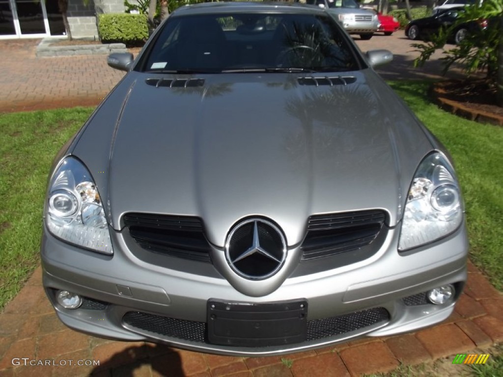 designo Graphite Metallic 2007 Mercedes-Benz SLK 55 AMG Roadster Exterior Photo #81208083