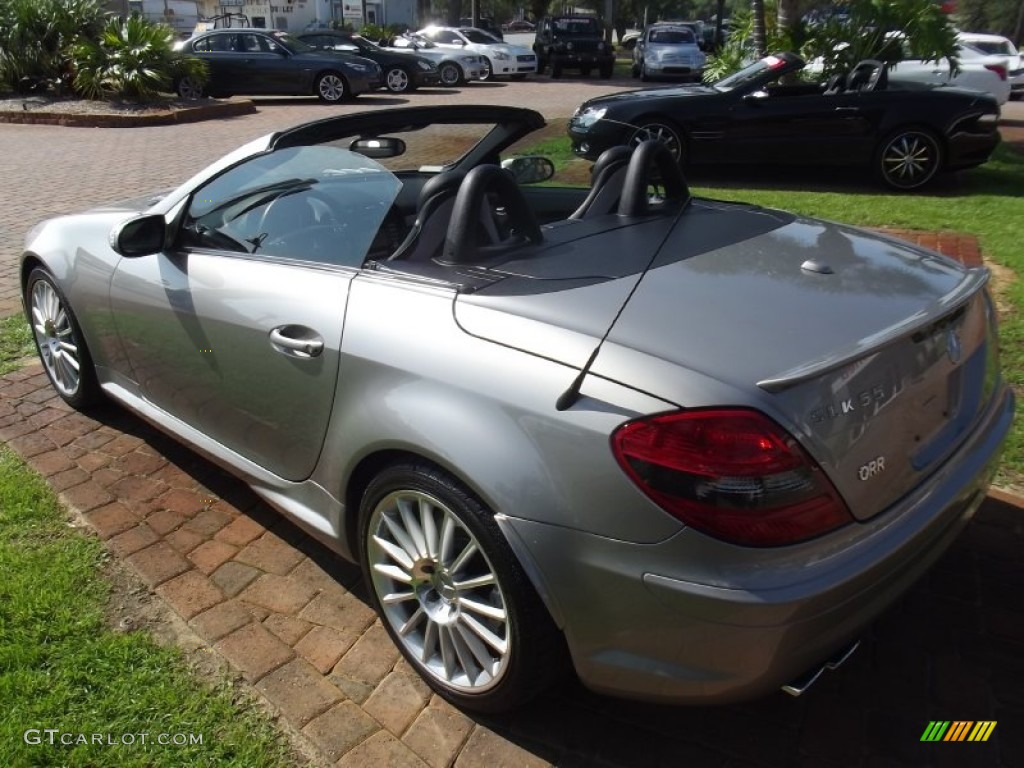 designo Graphite Metallic 2007 Mercedes-Benz SLK 55 AMG Roadster Exterior Photo #81208305