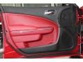 Black/Red 2012 Dodge Charger SXT Plus Door Panel