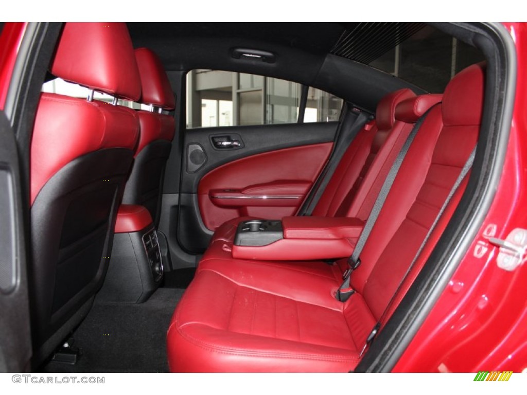 Black Red Interior 2012 Dodge Charger Sxt Plus Photo