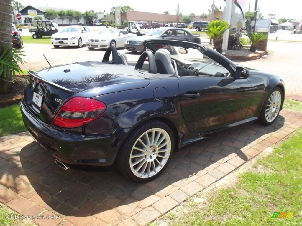 2009 SLK 300 Roadster - Capri Blue Metallic / Black/Ash photo #12