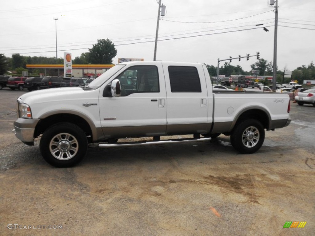 Oxford White 2006 Ford F250 Super Duty King Ranch Crew Cab 4x4 Exterior Photo #81208992