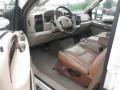 2006 Ford F250 Super Duty Castano Brown Leather Interior Interior Photo