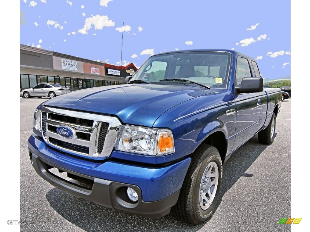 2011 Ranger XLT SuperCab - Vista Blue Metallic / Medium Dark Flint photo #1