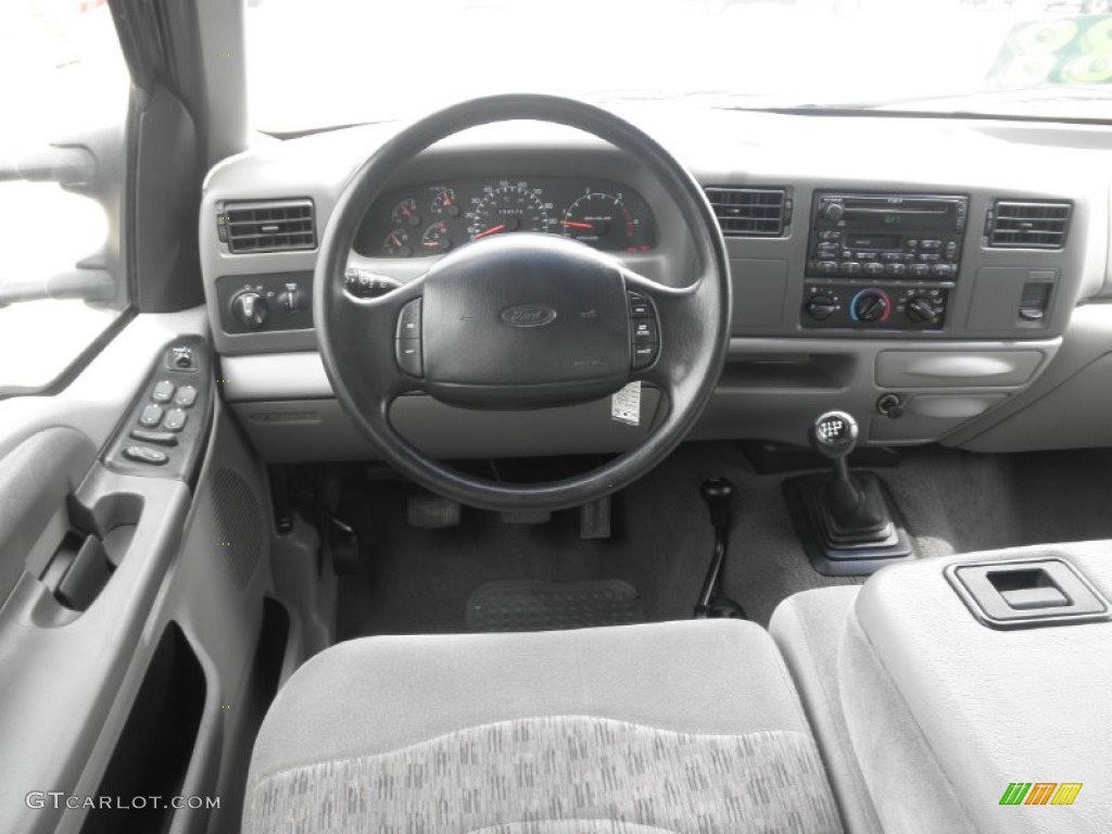 2000 Ford F350 Super Duty XLT Crew Cab 4x4 Dually Medium Graphite Dashboard Photo #81210066