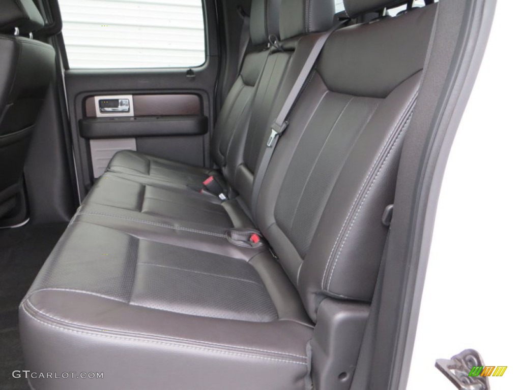 2012 Ford F150 Lariat SuperCrew Rear Seat Photo #81210215