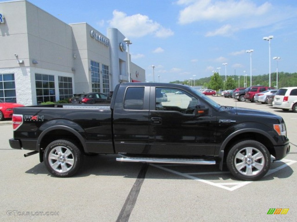 2010 F150 FX4 SuperCab 4x4 - Tuxedo Black / Black photo #2