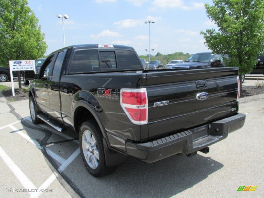 2010 F150 FX4 SuperCab 4x4 - Tuxedo Black / Black photo #10