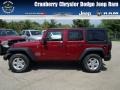 2013 Deep Cherry Red Crystal Pearl Jeep Wrangler Unlimited Sport S 4x4  photo #1