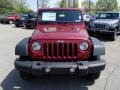 2013 Deep Cherry Red Crystal Pearl Jeep Wrangler Unlimited Sport S 4x4  photo #3