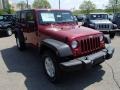 2013 Deep Cherry Red Crystal Pearl Jeep Wrangler Unlimited Sport S 4x4  photo #4