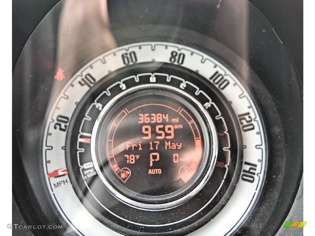 2012 Fiat 500 Pop Gauges Photo #81210864