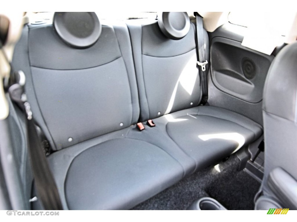 2012 Fiat 500 Pop Rear Seat Photo #81211014