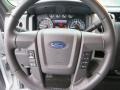Steel Gray 2012 Ford F150 XLT SuperCrew 4x4 Steering Wheel