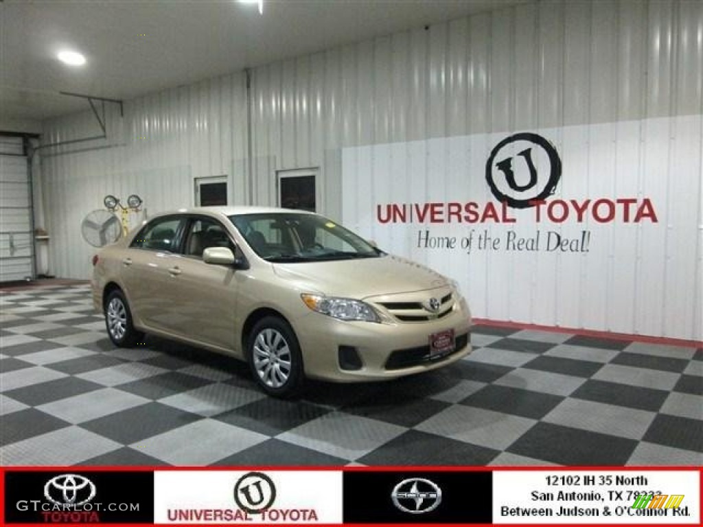 Sandy Beach Metallic Toyota Corolla