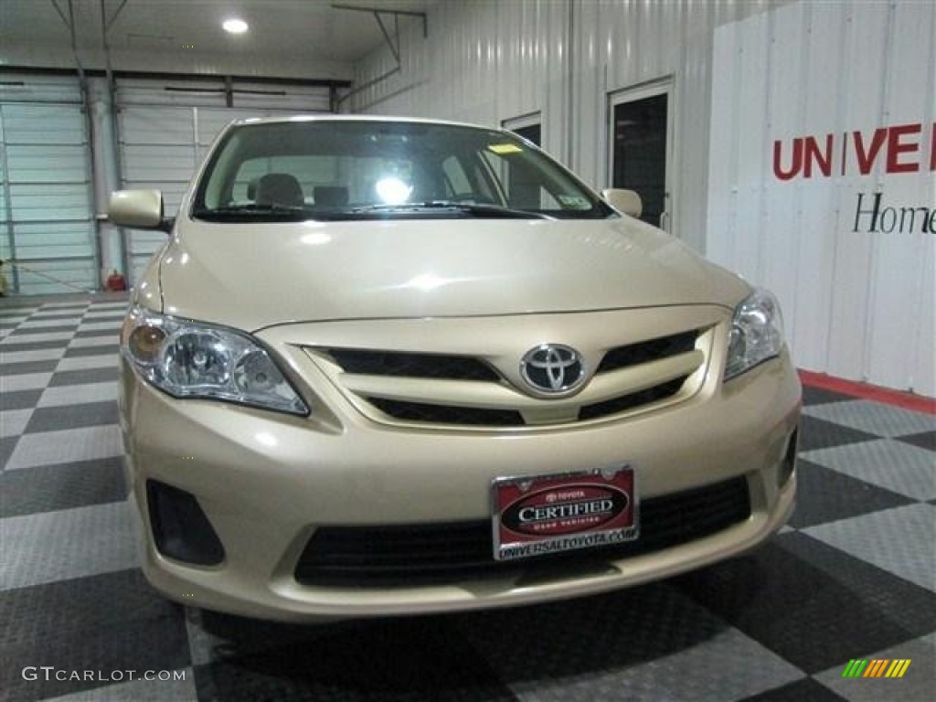 2012 Corolla LE - Sandy Beach Metallic / Bisque photo #2