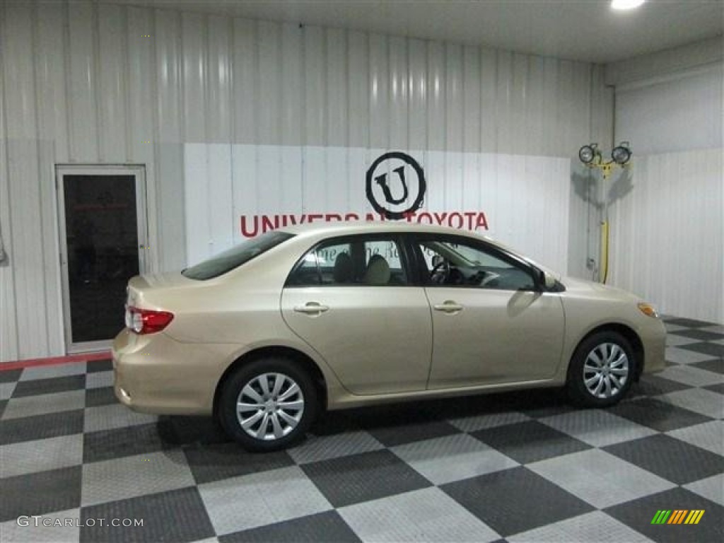 2012 Corolla LE - Sandy Beach Metallic / Bisque photo #6