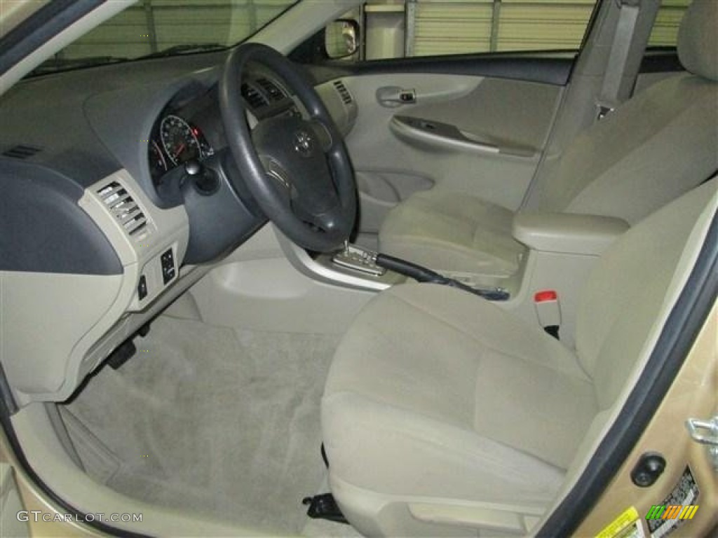 2012 Corolla LE - Sandy Beach Metallic / Bisque photo #9