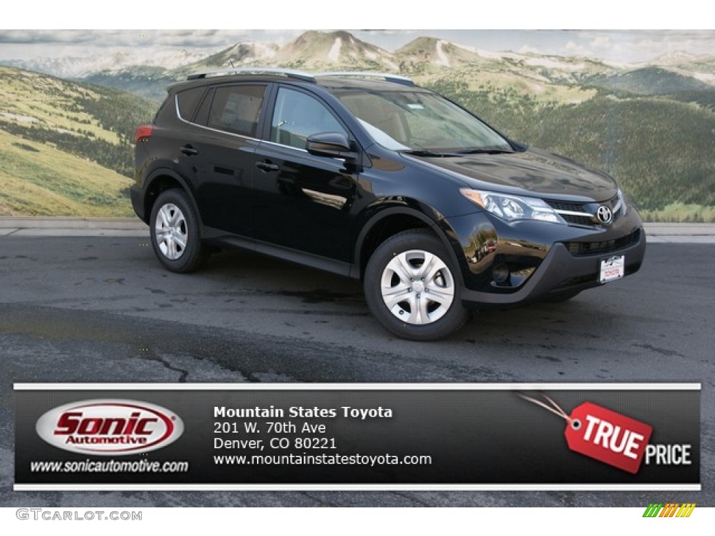 2013 RAV4 LE AWD - Black / Ash photo #1