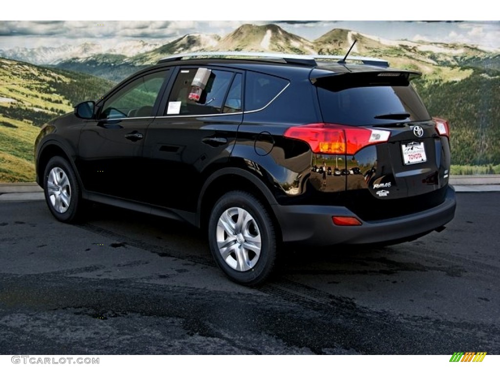2013 RAV4 LE AWD - Black / Ash photo #2