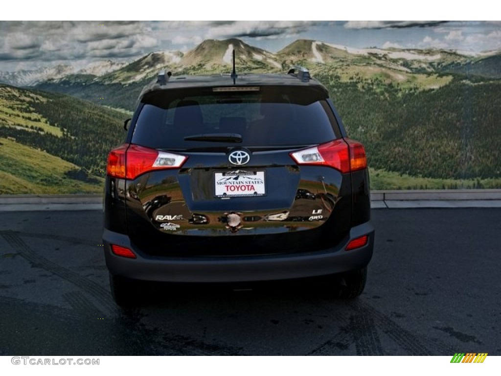 2013 RAV4 LE AWD - Black / Ash photo #4