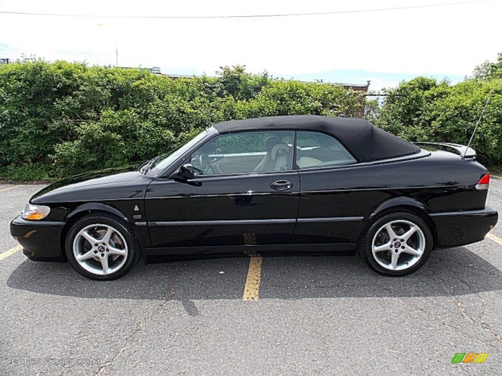 Black 2002 Saab 9-3 Viggen Convertible Exterior Photo #81213021