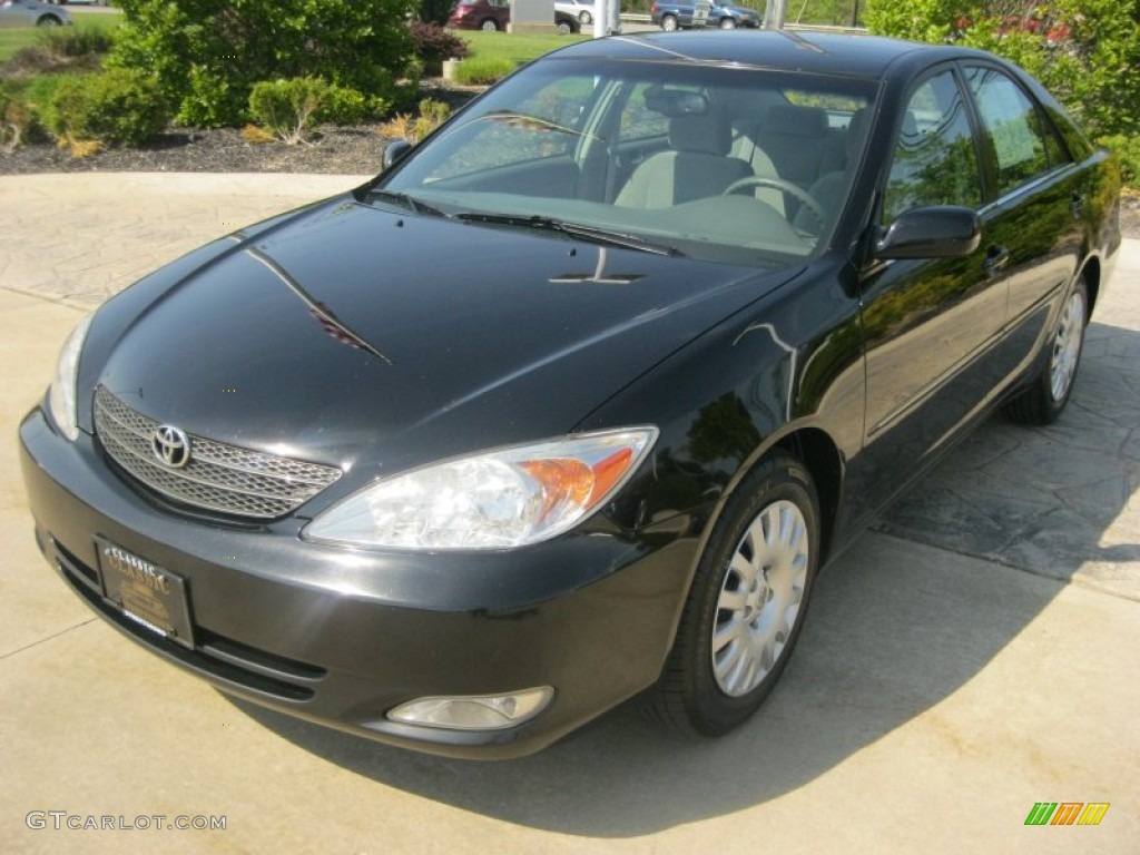 2003 Camry XLE - Black / Stone photo #1