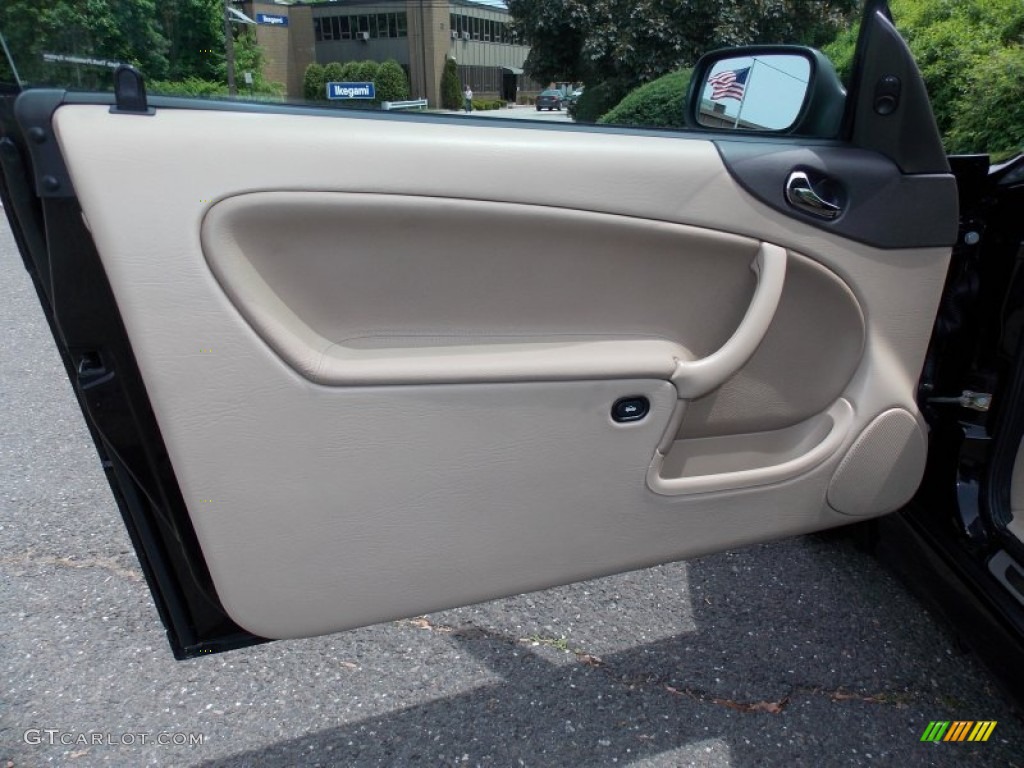 2002 Saab 9-3 Viggen Convertible Sand Beige Door Panel Photo #81213259