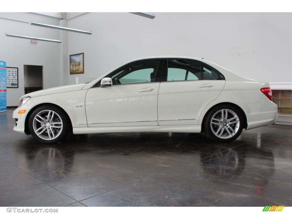Arctic White 2012 Mercedes-Benz C 250 Sport Exterior Photo #81213687