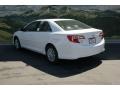2013 Super White Toyota Camry LE  photo #2