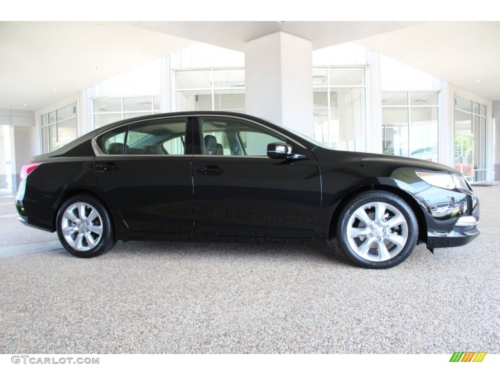 Crystal Black Pearl 2014 Acura RLX Technology Package Exterior Photo #81214996