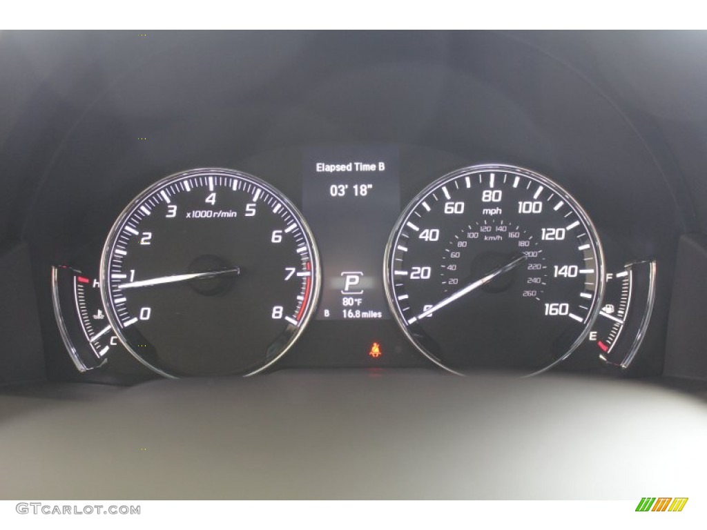 2014 Acura RLX Technology Package Gauges Photo #81215200
