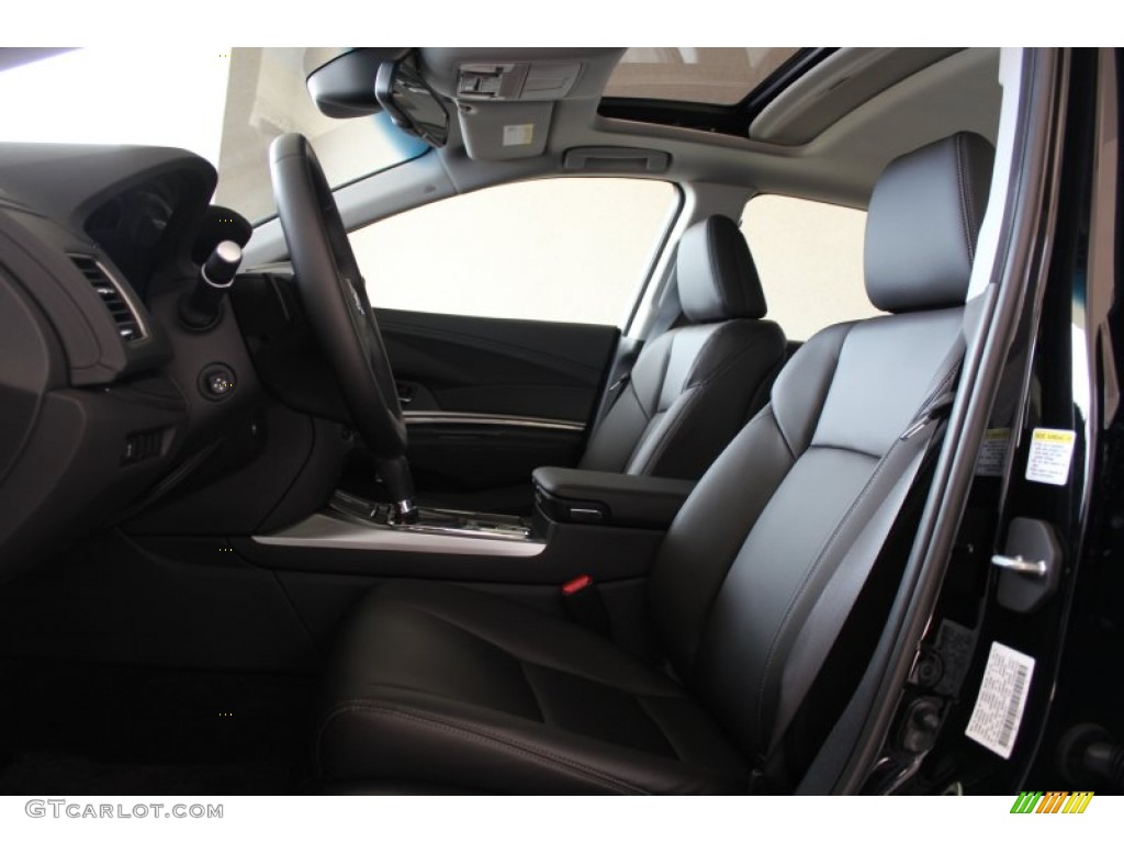 Ebony Interior 2014 Acura RLX Technology Package Photo #81215264