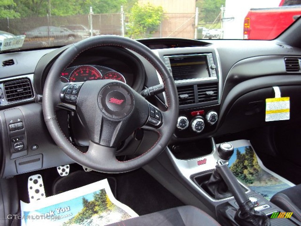 2011 Subaru Impreza WRX STi STI  Black/Alcantara Dashboard Photo #81216420