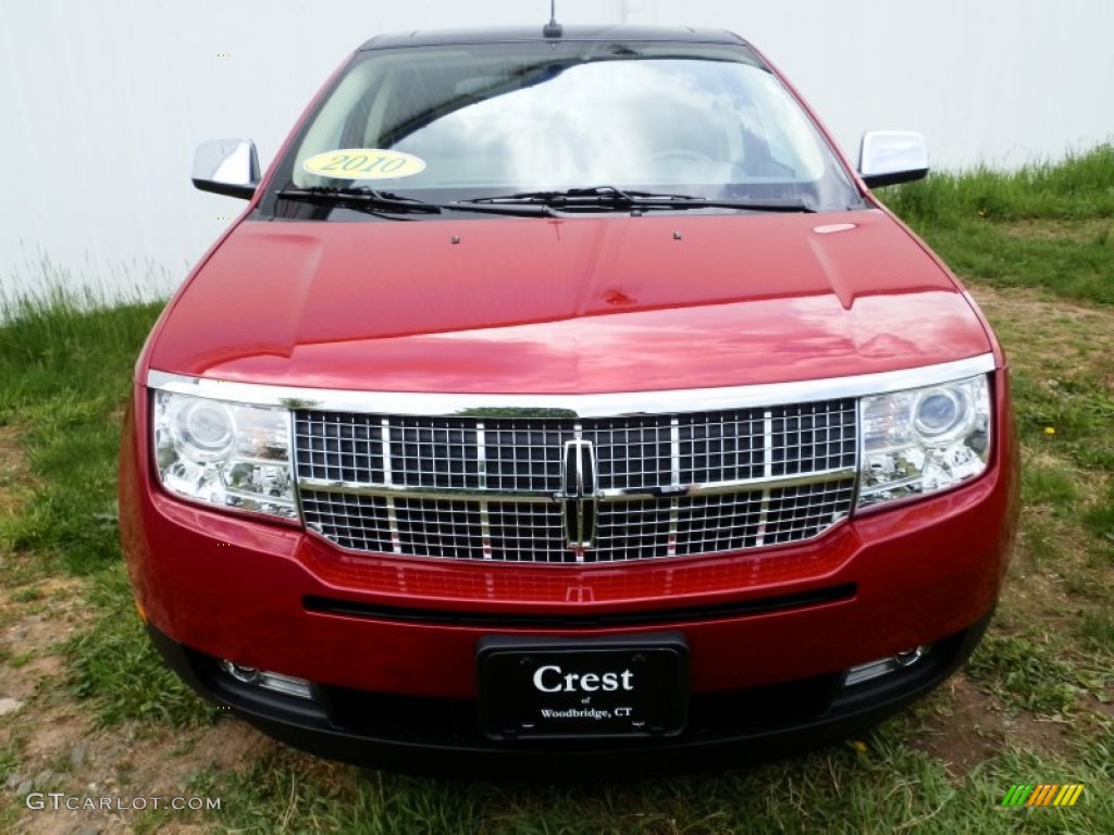 2010 MKX AWD - Red Candy Metallic / Medium Light Stone photo #2