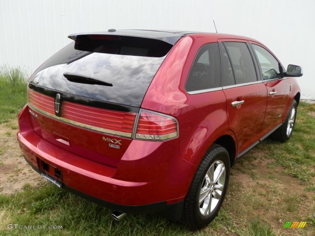 2010 MKX AWD - Red Candy Metallic / Medium Light Stone photo #4