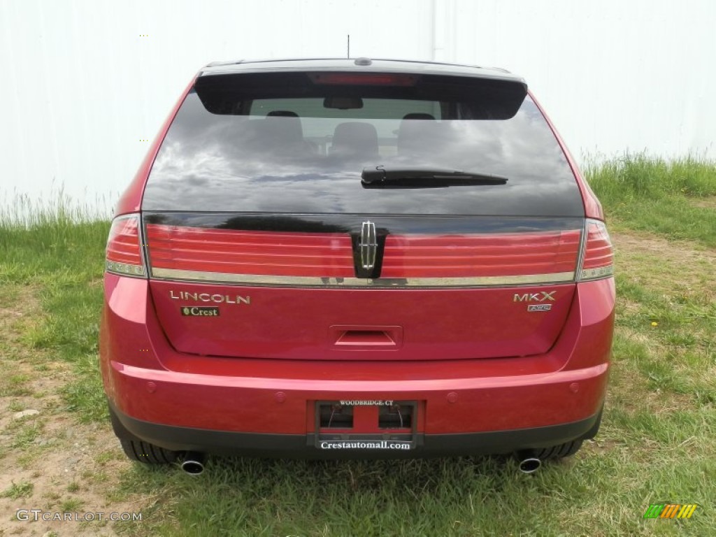 2010 MKX AWD - Red Candy Metallic / Medium Light Stone photo #5