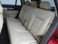 2010 Lincoln MKX Medium Light Stone Interior Rear Seat Photo