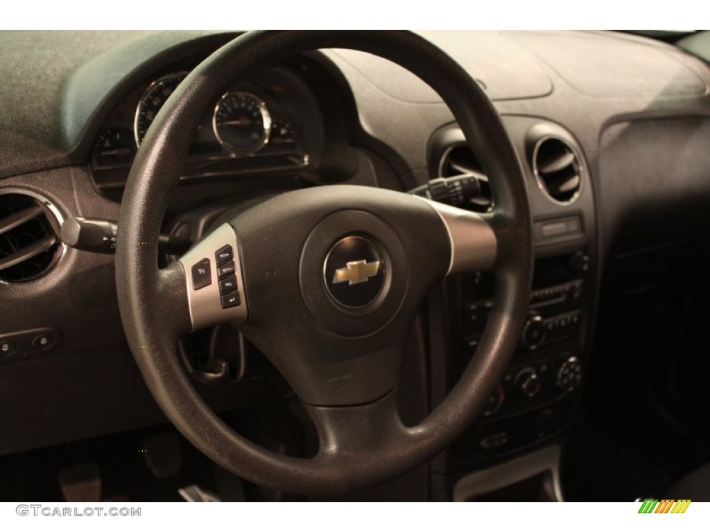 2009 Chevrolet HHR LT Panel Ebony Steering Wheel Photo #81217413