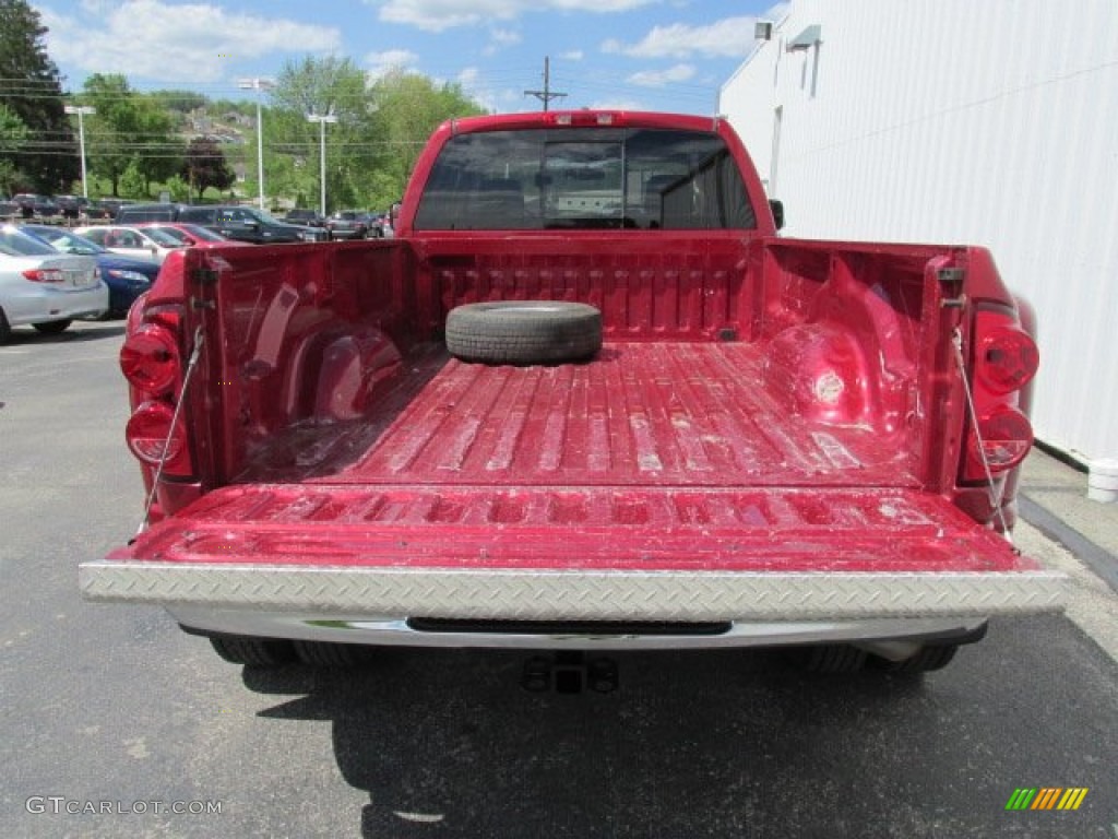 2008 Ram 3500 SLT Quad Cab 4x4 Dually - Flame Red / Medium Slate Gray photo #8