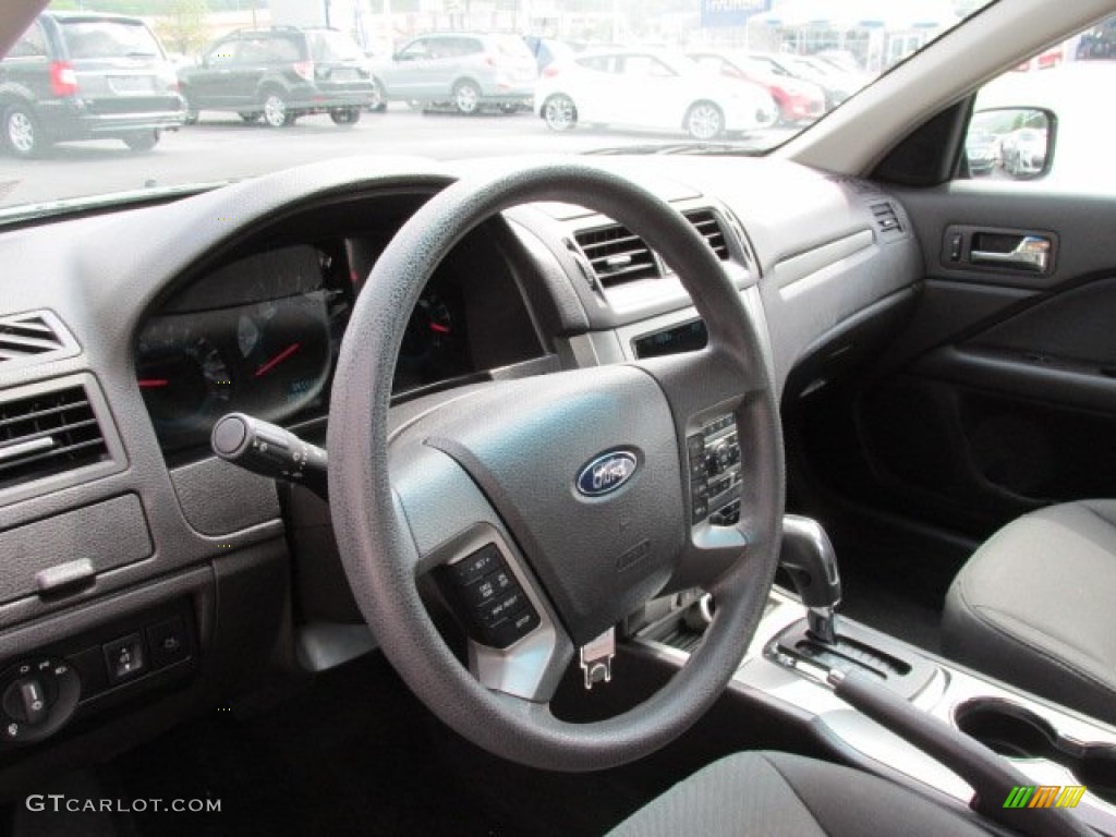 2010 Hyundai Santa Fe GLS Gray Steering Wheel Photo #81218388