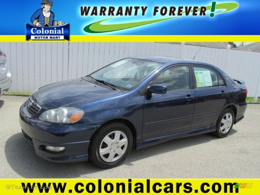 2006 Corolla S - Indigo Ink Pearl / Dark Charcoal photo #1