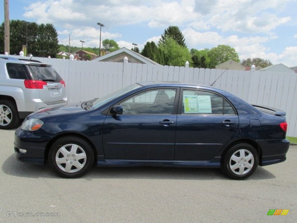 2006 Corolla S - Indigo Ink Pearl / Dark Charcoal photo #2