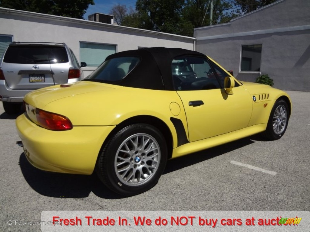 1998 Z3 2.8 Roadster - Dakar Yellow / Black photo #3