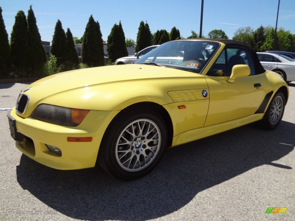 1998 Z3 2.8 Roadster - Dakar Yellow / Black photo #4