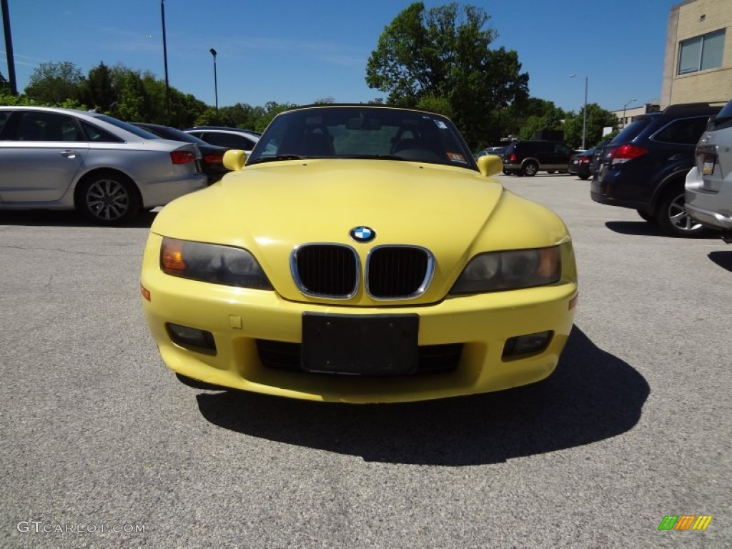 1998 Z3 2.8 Roadster - Dakar Yellow / Black photo #9
