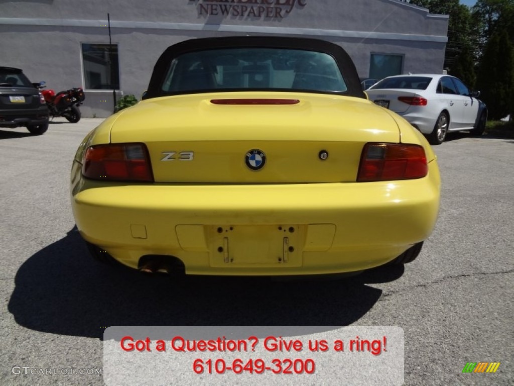 1998 Z3 2.8 Roadster - Dakar Yellow / Black photo #11