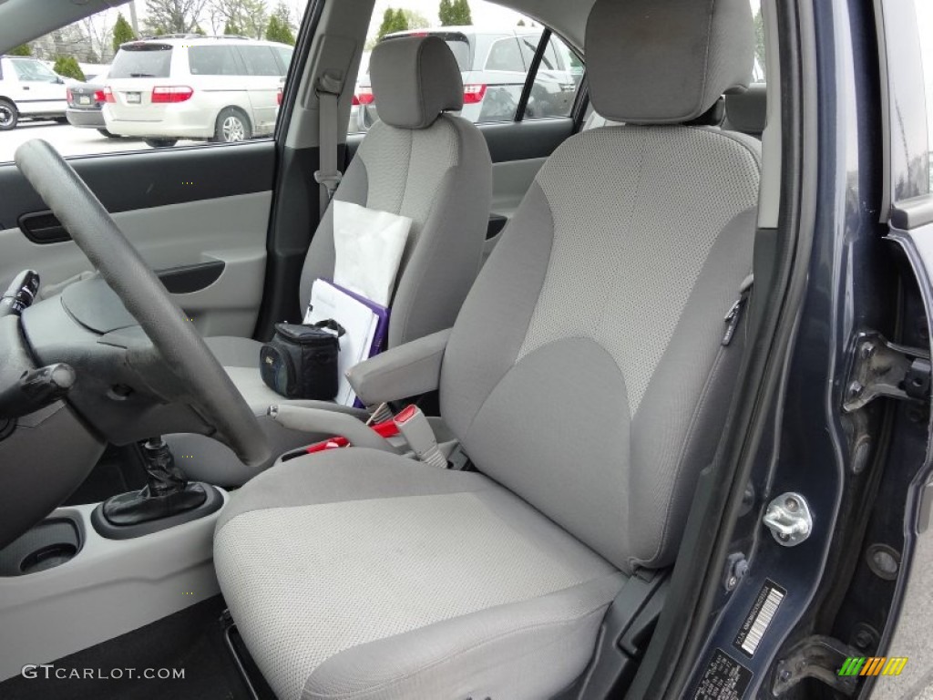 2009 Accent GLS 4 Door - Charcoal Gray / Gray photo #16