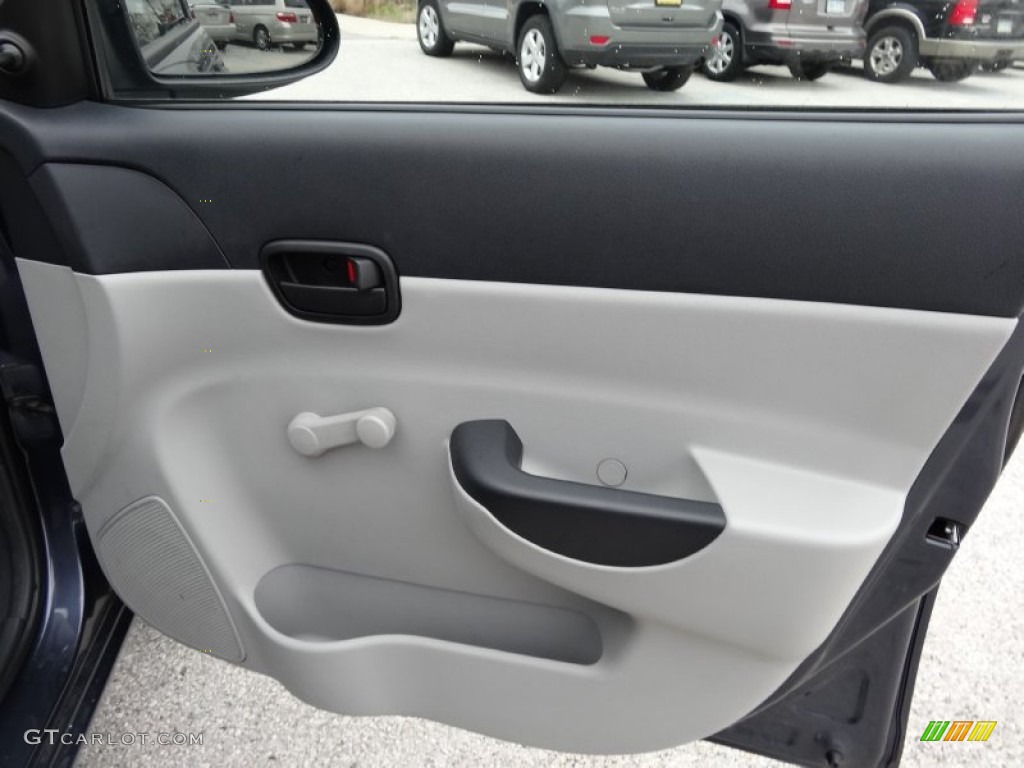 2009 Accent GLS 4 Door - Charcoal Gray / Gray photo #20