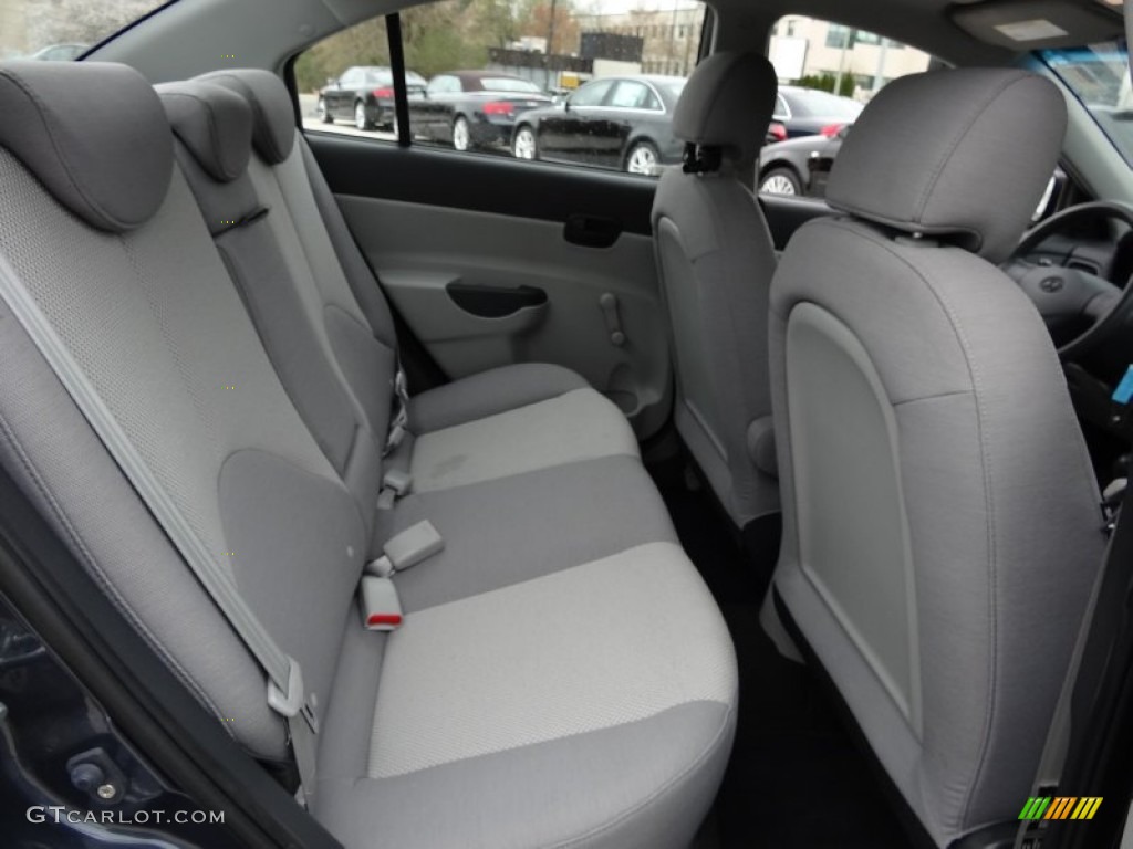 2009 Accent GLS 4 Door - Charcoal Gray / Gray photo #21